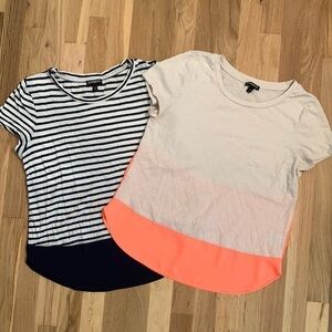 𝅺💎TWO💎 Express Short Sleeve Colorblocked Shirts Women’s S